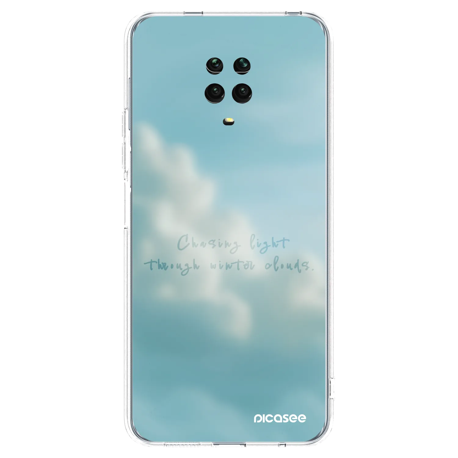 Picasee Xiaomi Redmi Note 9 Pro Hülle - Transparentes Silikon - CHASiNG LIGHT