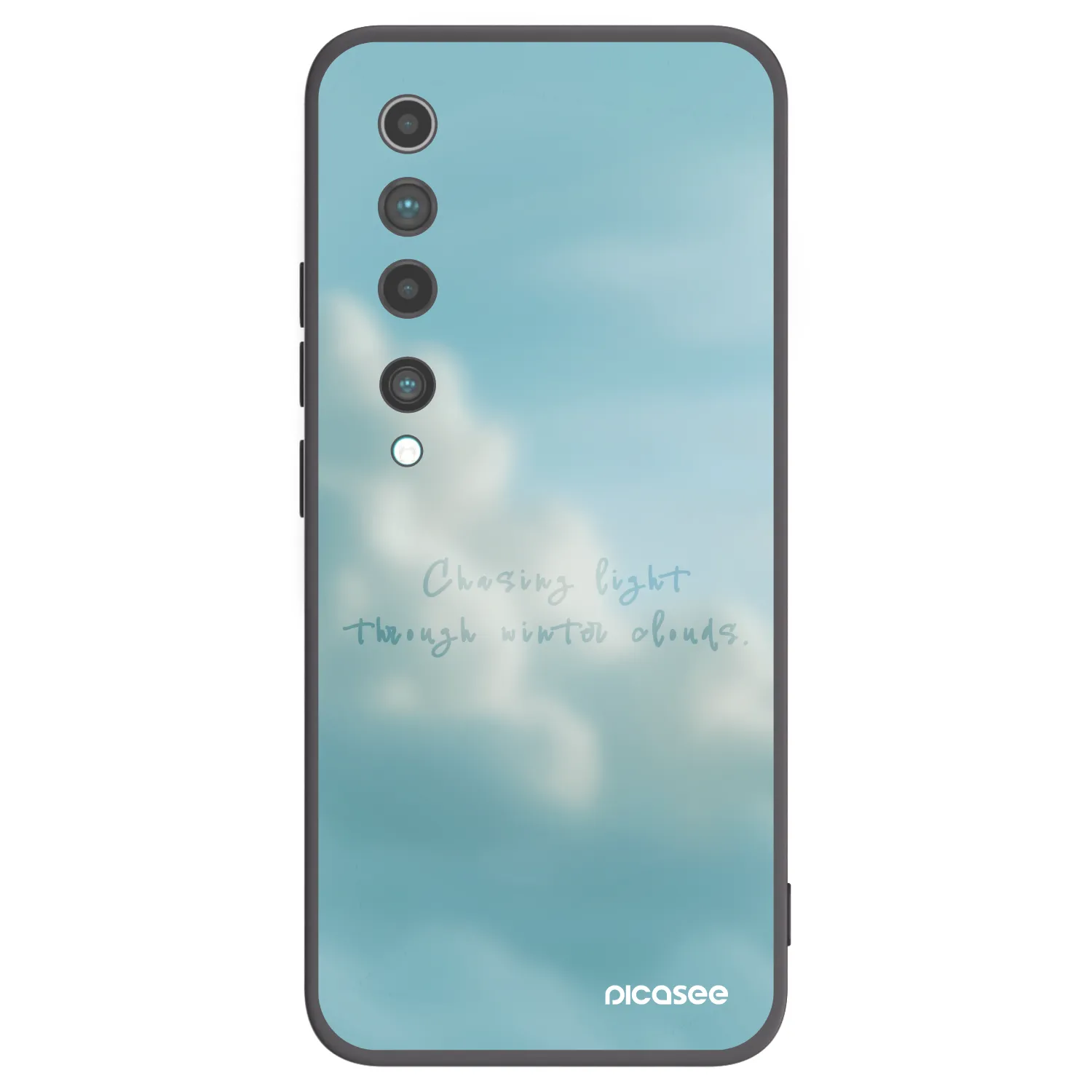 Picasee Xiaomi Mi 10 Hülle - Schwarzes Silikon - CHASiNG LIGHT