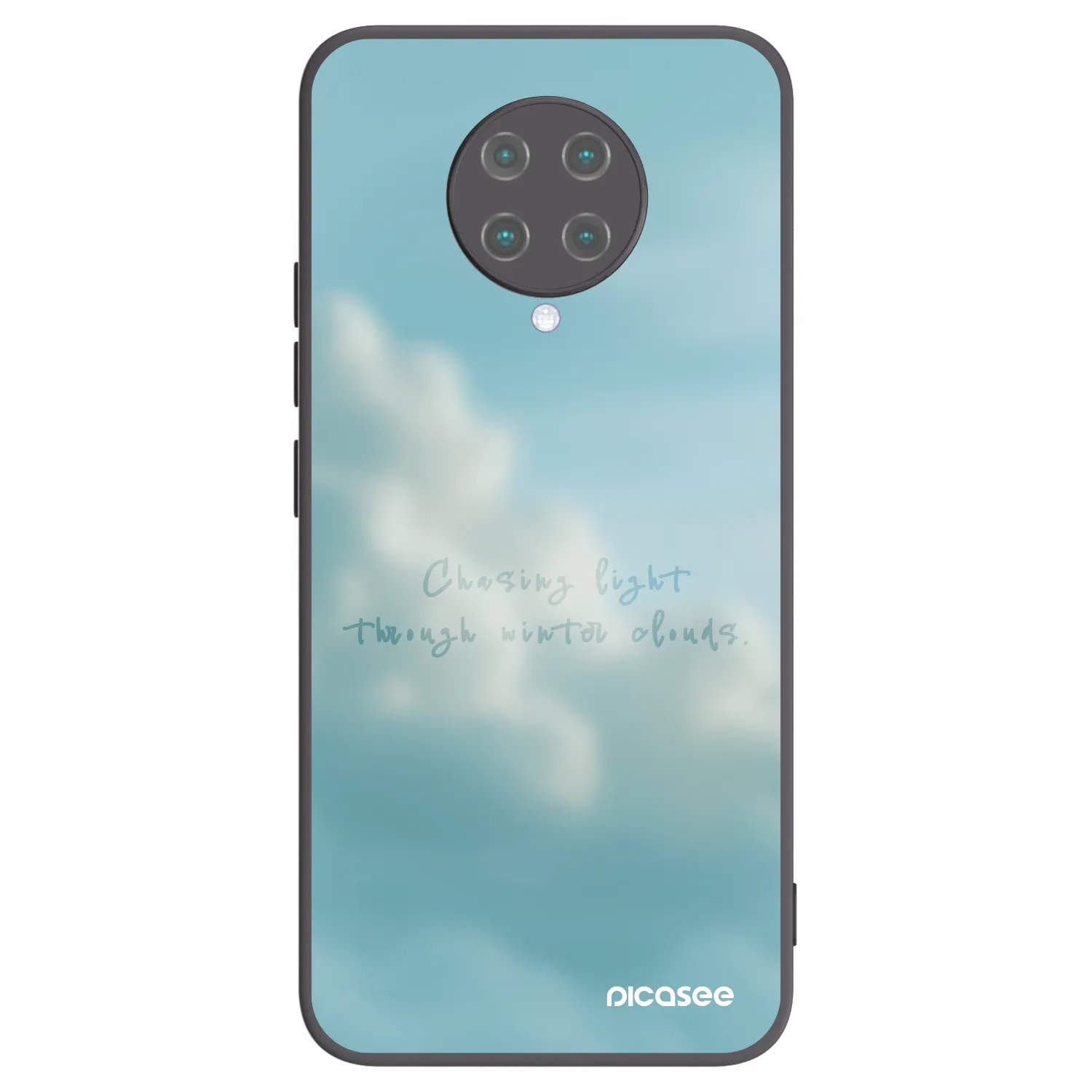 Picasee Xiaomi Poco F2 Pro Hülle - Schwarzes Silikon - CHASiNG LIGHT