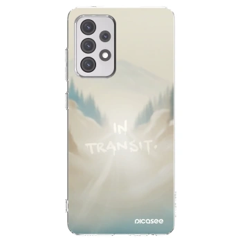 Picasee Samsung Galaxy A52 5G A525F Hülle - Transparentes Silikon - IN TRANSIT