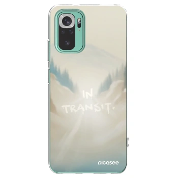 Picasee Xiaomi Redmi Note 10 Pro Hülle - Transparentes Silikon - IN TRANSIT