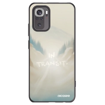 Picasee Xiaomi Redmi Note 10S Hülle - Schwarzes Silikon - IN TRANSIT