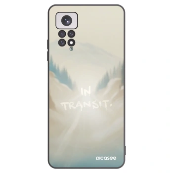 Picasee Xiaomi Redmi Note 11 Hülle - Schwarzes Silikon - IN TRANSIT