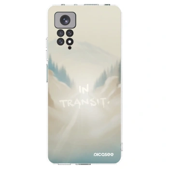 Picasee Xiaomi Redmi Note 11 Hülle - Transparentes Silikon - IN TRANSIT