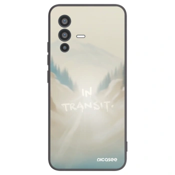 Picasee Vivo V23 5G Hülle - Schwarzes Silikon - IN TRANSIT