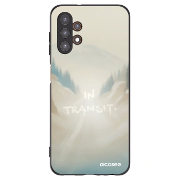 Picasee Samsung Galaxy A13 4G A135 Hülle - Schwarzes Silikon - IN TRANSIT