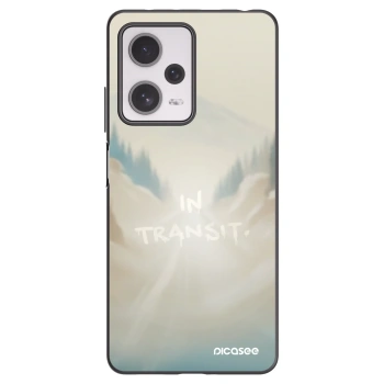 Picasee Xiaomi Redmi Note 12 Pro+ 5G Hülle - Schwarzes Silikon - IN TRANSIT