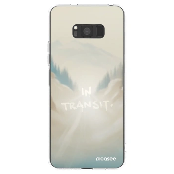 Picasee Samsung Galaxy S8 G950F Hülle - Transparentes Silikon - IN TRANSIT