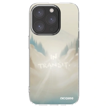 Picasee Apple iPhone 15 Pro Hülle - Transparentes Silikon - IN TRANSIT