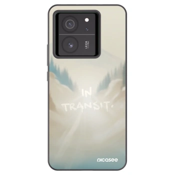 Picasee Xiaomi 13T Hülle - Schwarzes Silikon - IN TRANSIT