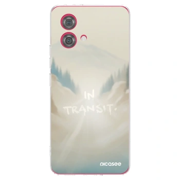 Picasee Motorola Moto G84 5G Hülle - Transparentes Silikon - IN TRANSIT