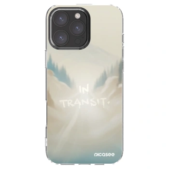 Picasee Apple iPhone 16 Pro Max Hülle - Transparentes Silikon - IN TRANSIT