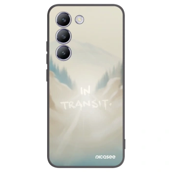 Picasee Vivo V40 SE 5G Hülle - Schwarzes Silikon - IN TRANSIT
