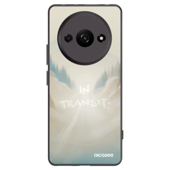 Picasee Xiaomi Redmi A3 Hülle - Schwarzes Silikon - IN TRANSIT