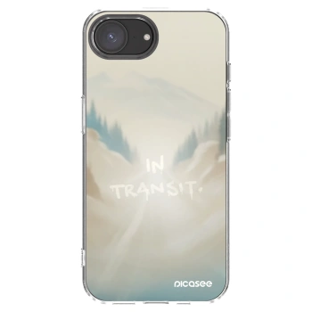 Picasee Apple iPhone 16e Hülle - Transparentes Silikon - IN TRANSIT