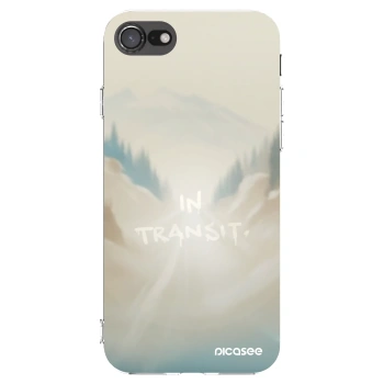 Picasee Apple iPhone 7 Hülle - Transparentes Silikon - IN TRANSIT