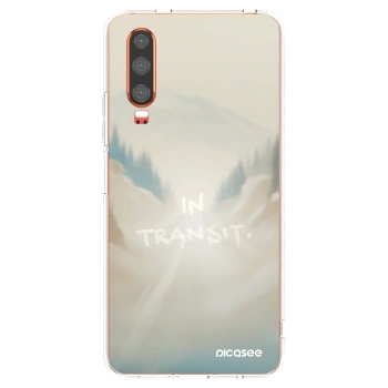 Picasee Huawei P30 Hülle - Transparentes Silikon - IN TRANSIT