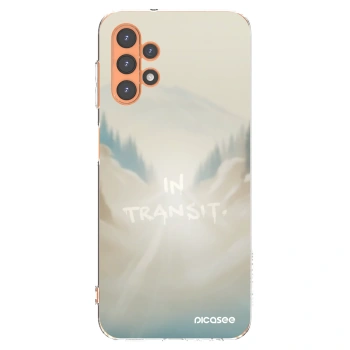 Picasee Samsung Galaxy A13 5G Hülle - Transparentes Silikon - IN TRANSIT