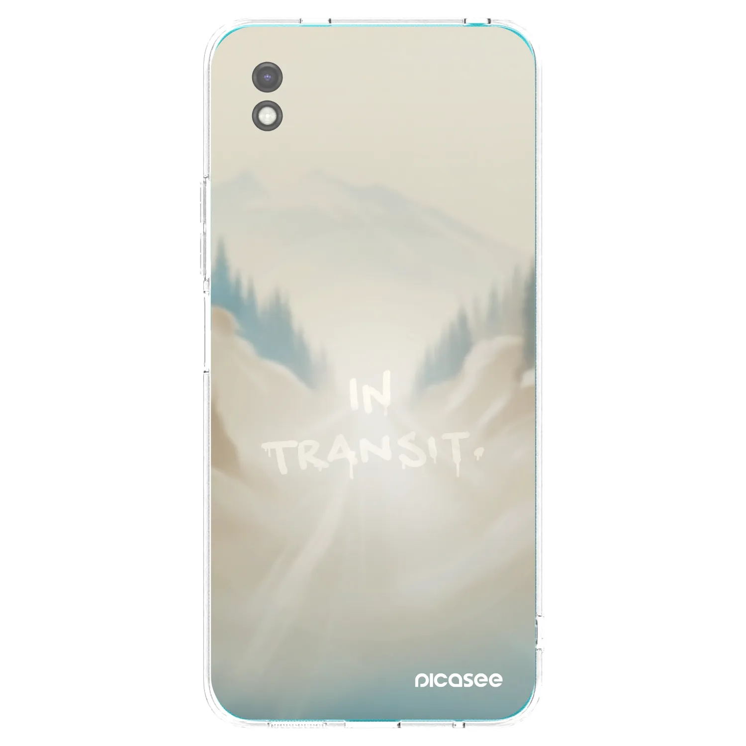 Picasee Xiaomi Redmi 9A Hülle - Schwarzes Silikon - IN TRANSIT