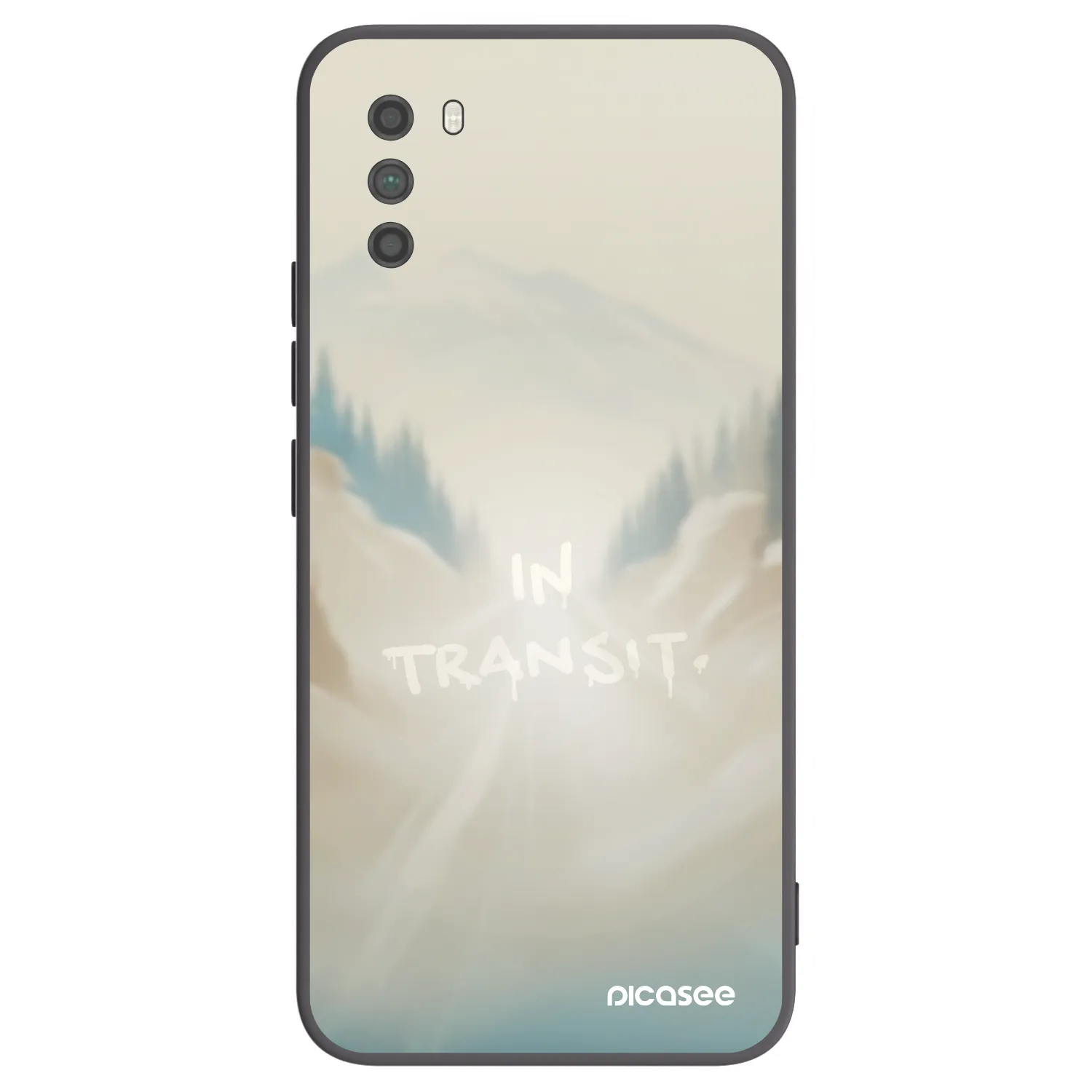 Picasee Xiaomi Poco M3 Hülle - Schwarzes Silikon - IN TRANSIT