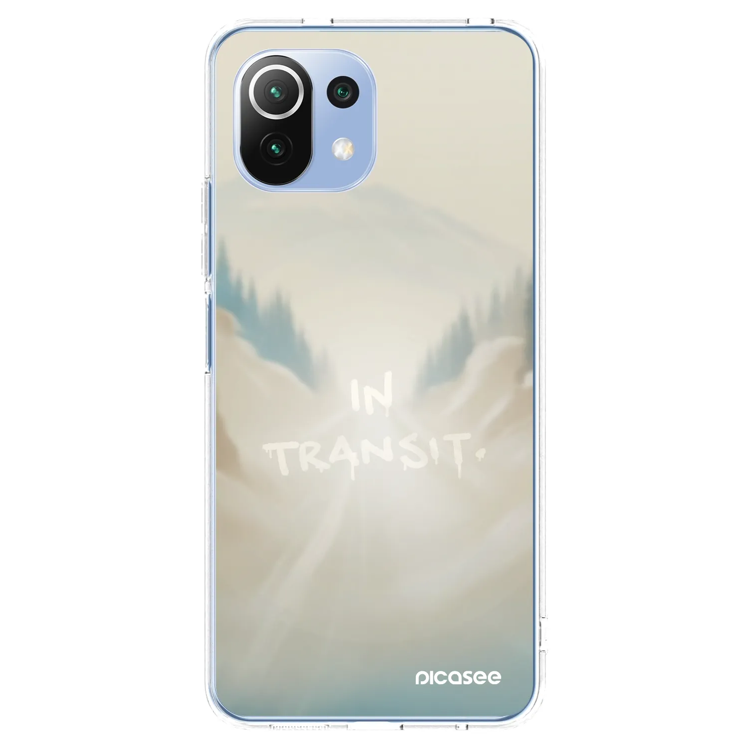 Picasee Xiaomi Mi 11 Lite Hülle - Transparentes Silikon - IN TRANSIT