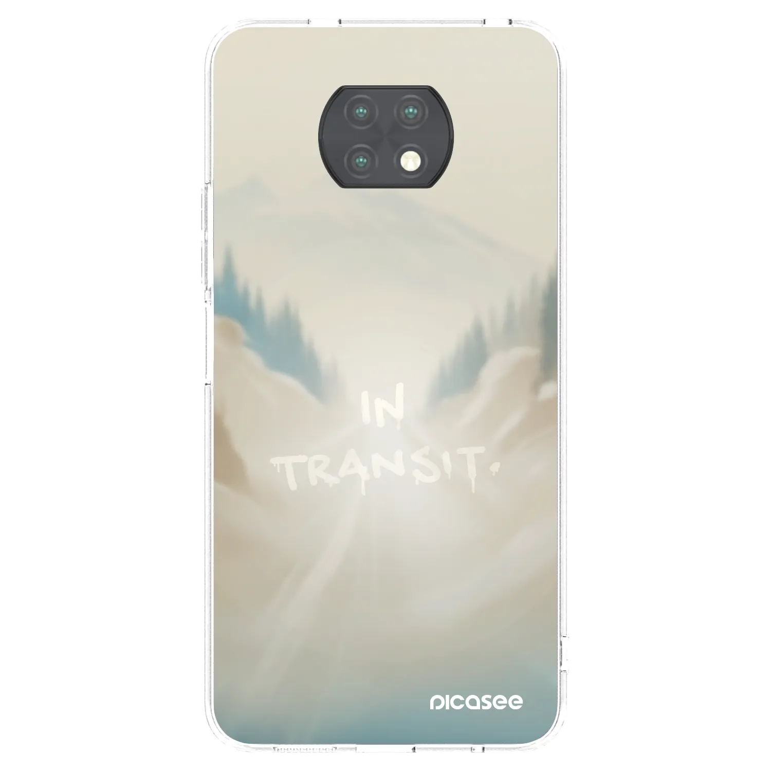 Picasee Xiaomi Redmi Note 9T Hülle - Transparentes Silikon - IN TRANSIT