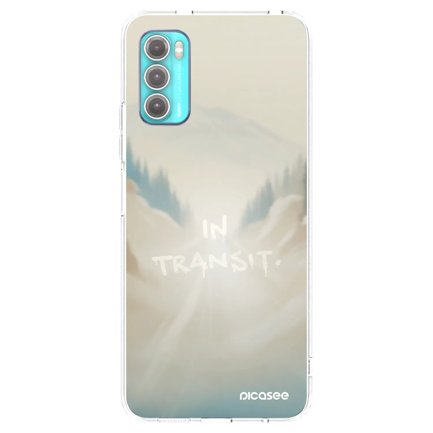 Picasee Motorola Moto G60 Hülle - Transparentes Silikon - IN TRANSIT