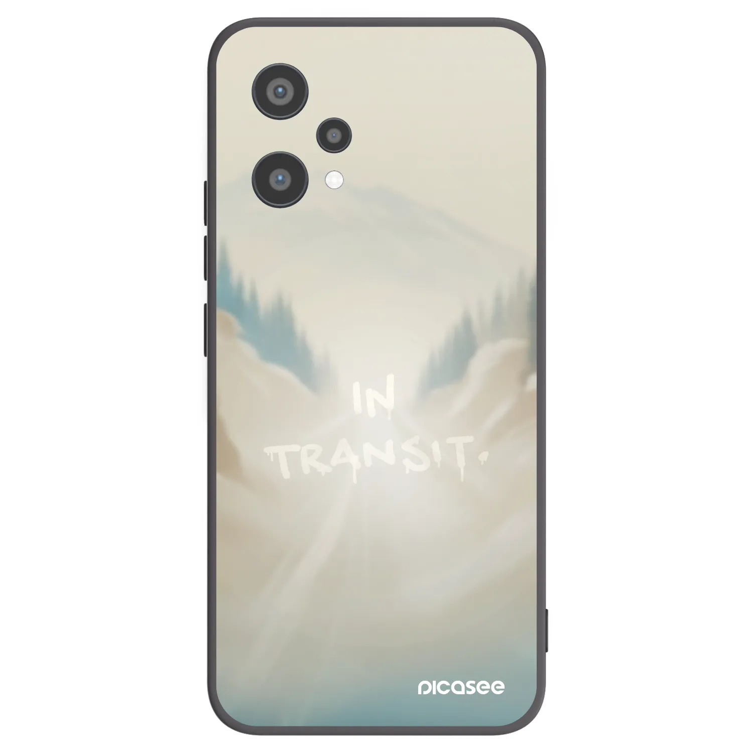 Picasee Realme 9 Pro 5G Hülle - Schwarzes Silikon - IN TRANSIT