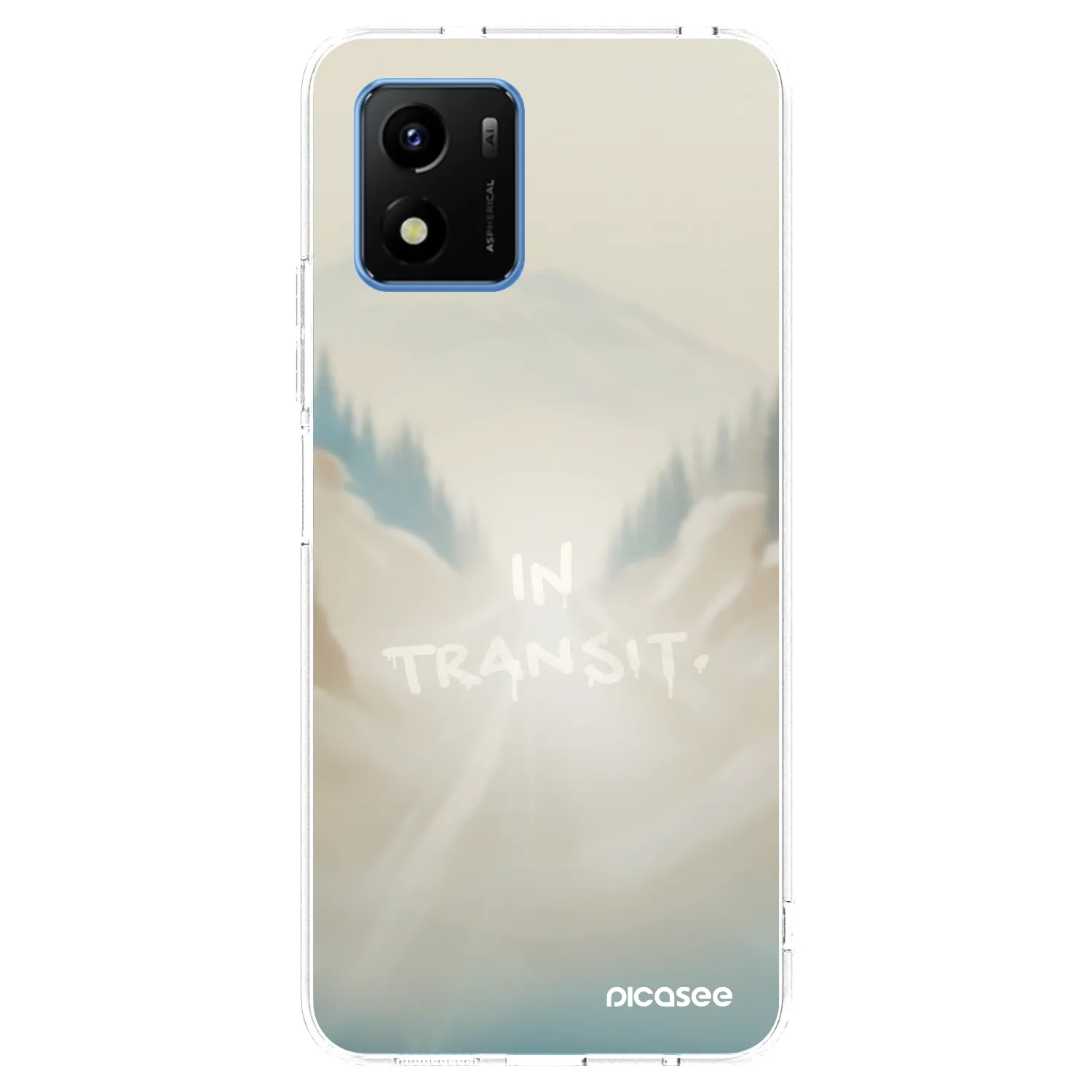 Picasee Vivo Y01 Hülle - Transparentes Silikon - IN TRANSIT