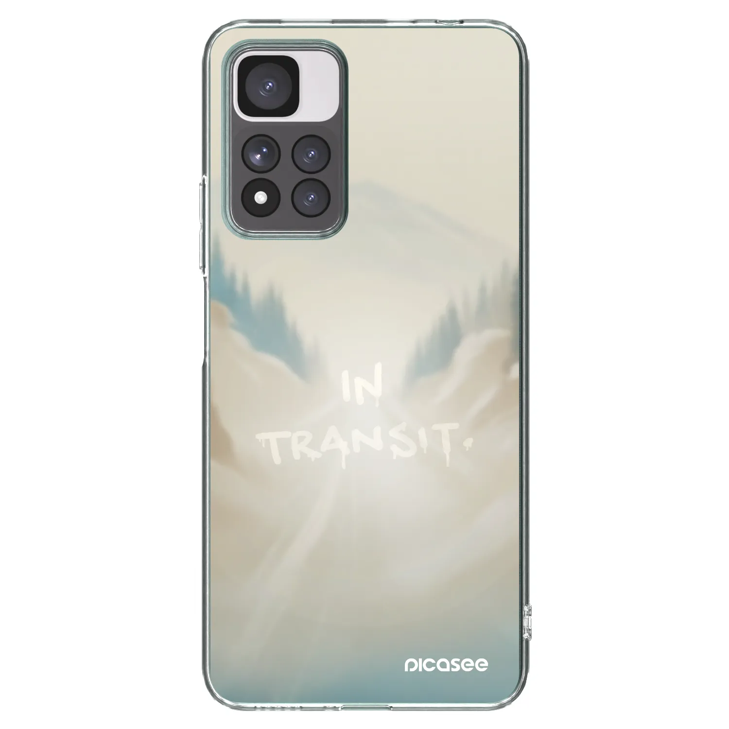 Picasee Xiaomi Redmi Note 11 Pro+ 5G Hülle - Transparentes Silikon - IN TRANSIT