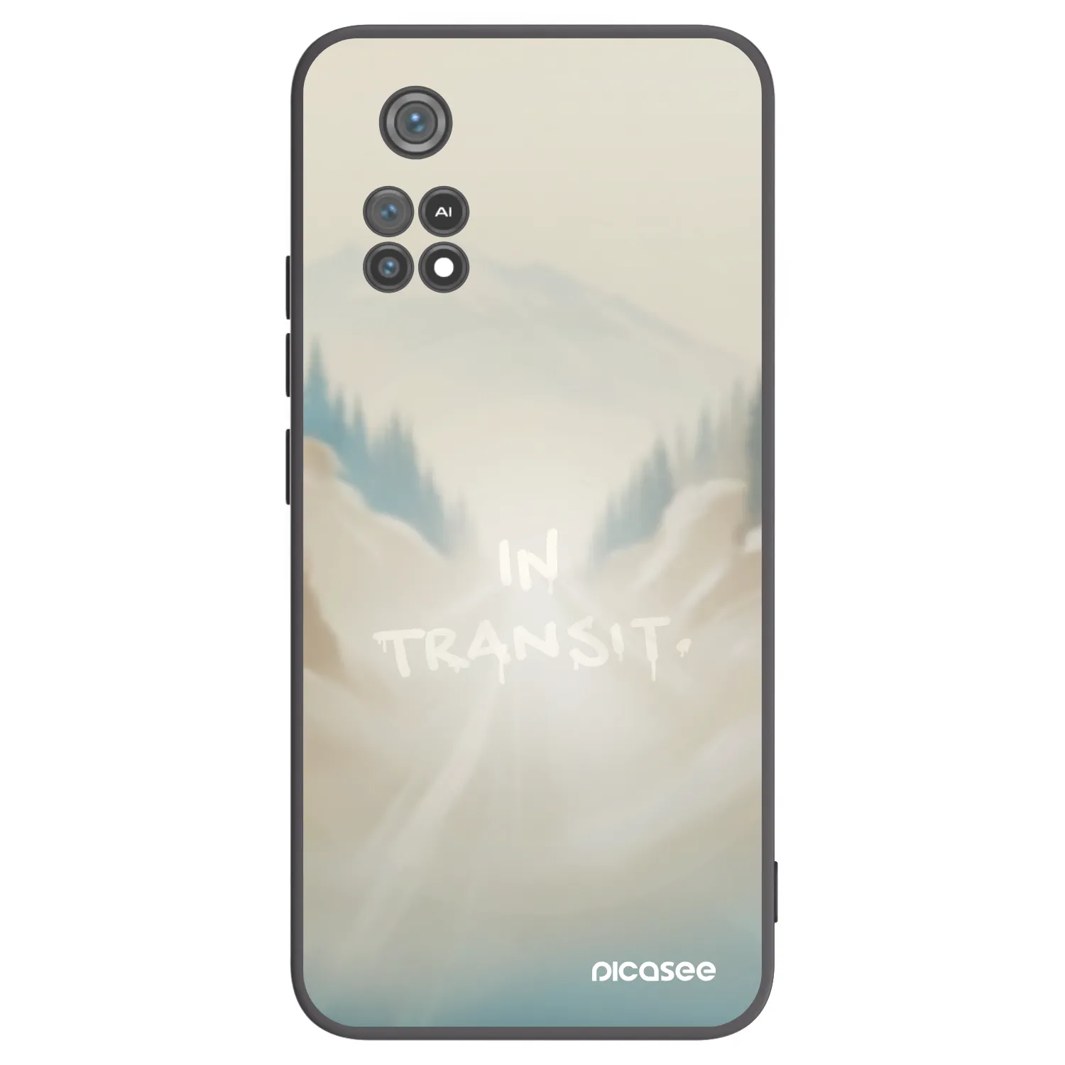 Picasee Xiaomi Poco M4 Pro Hülle - Schwarzes Silikon - IN TRANSIT