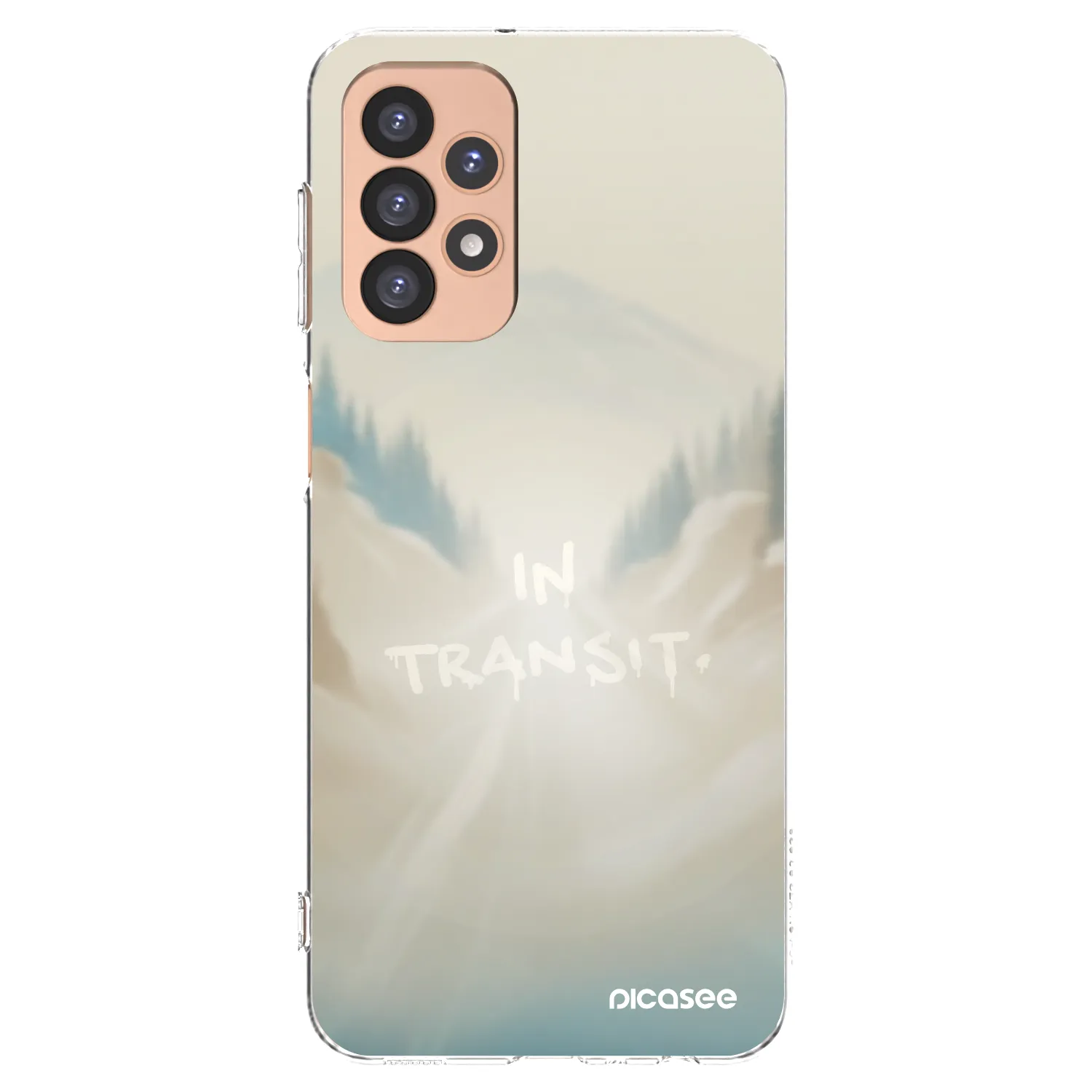 Picasee Samsung Galaxy A23 A236B 5G Hülle - Transparentes Silikon - IN TRANSIT