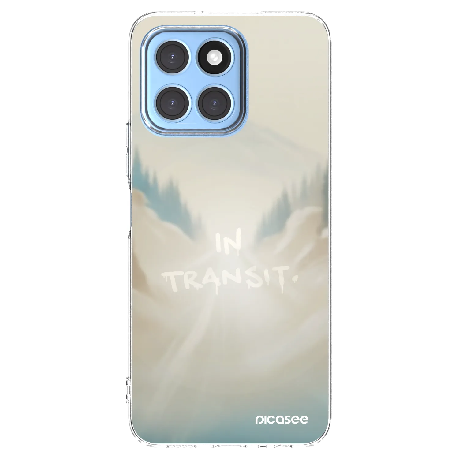 Picasee Honor X8 5G Hülle - Transparentes Silikon - IN TRANSIT