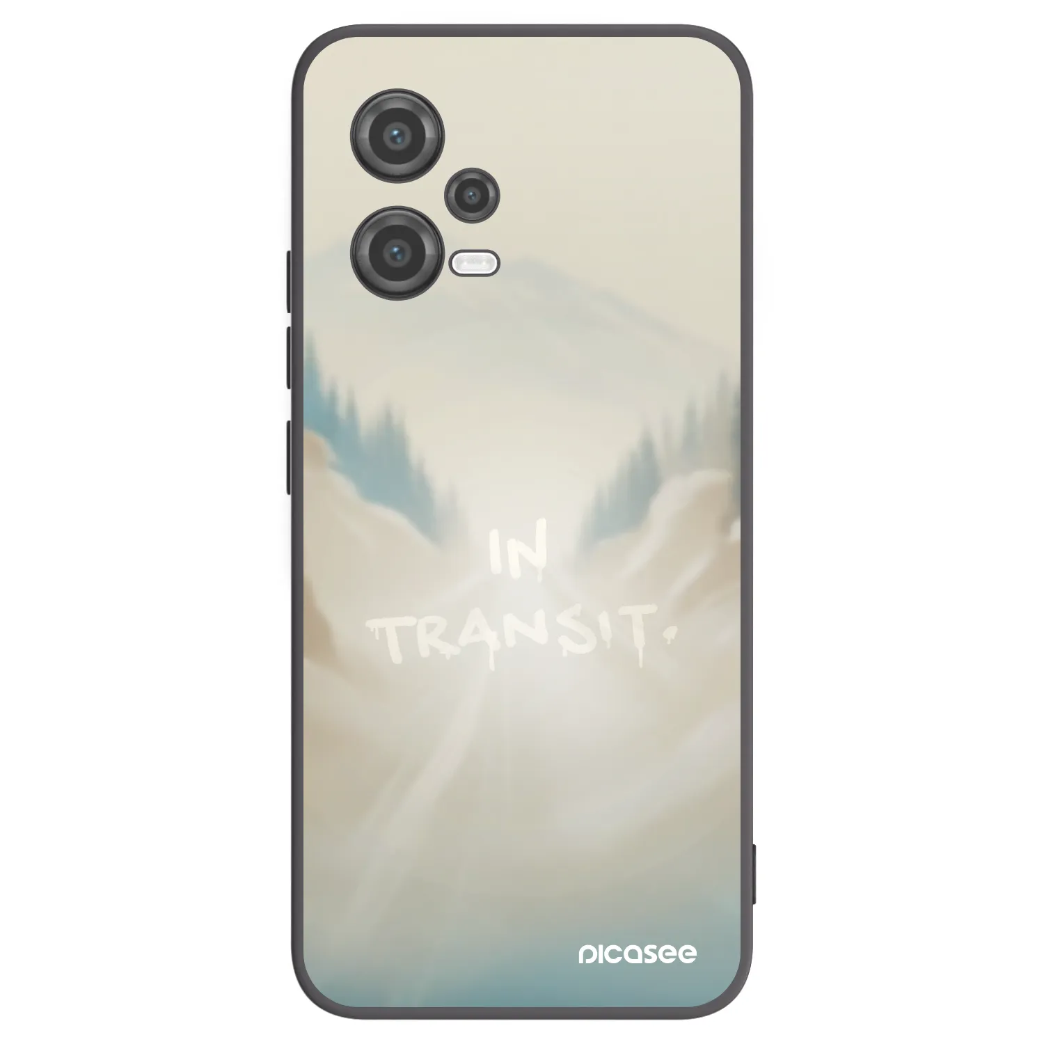 Picasee Xiaomi Poco X5 Hülle - Schwarzes Silikon - IN TRANSIT