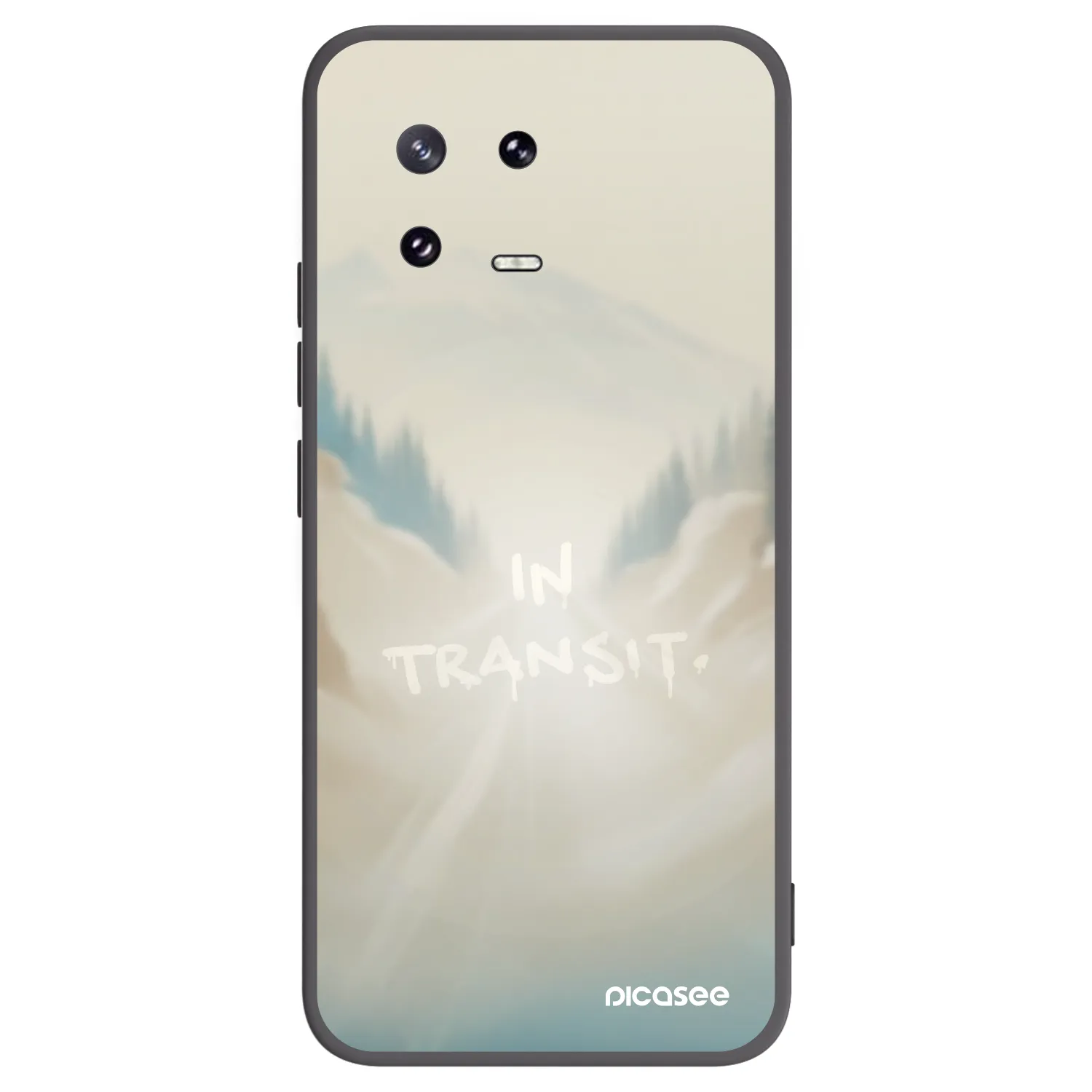 Picasee Xiaomi 13 Pro Hülle - Schwarzes Silikon - IN TRANSIT