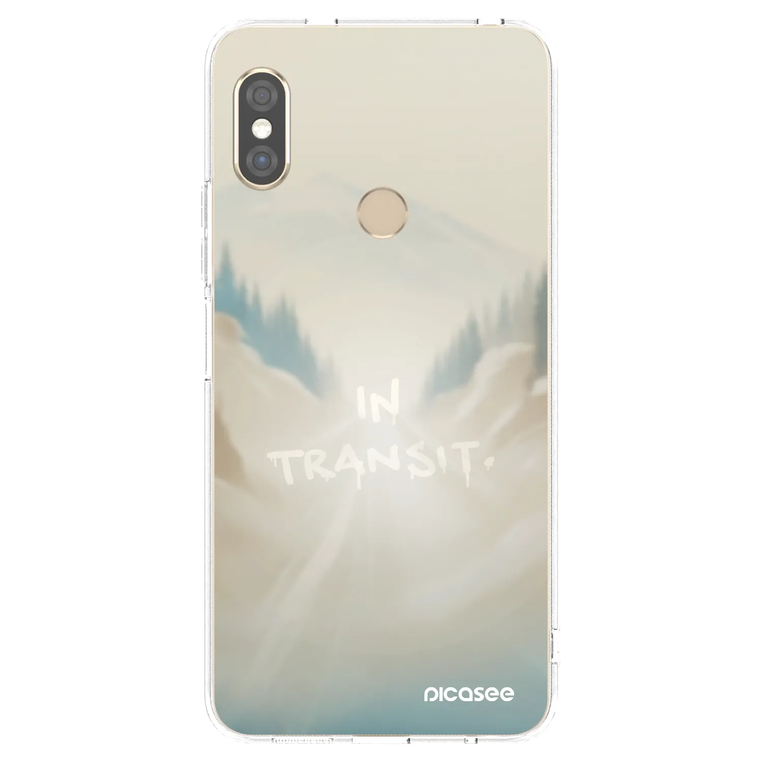Picasee Xiaomi Redmi Note 5 Global Hülle - Transparentes Silikon - IN TRANSIT