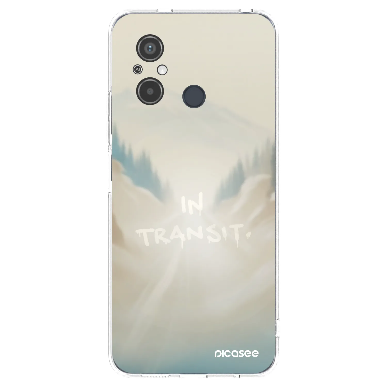 Picasee Xiaomi Redmi 12C Hülle - Transparentes Silikon - IN TRANSIT