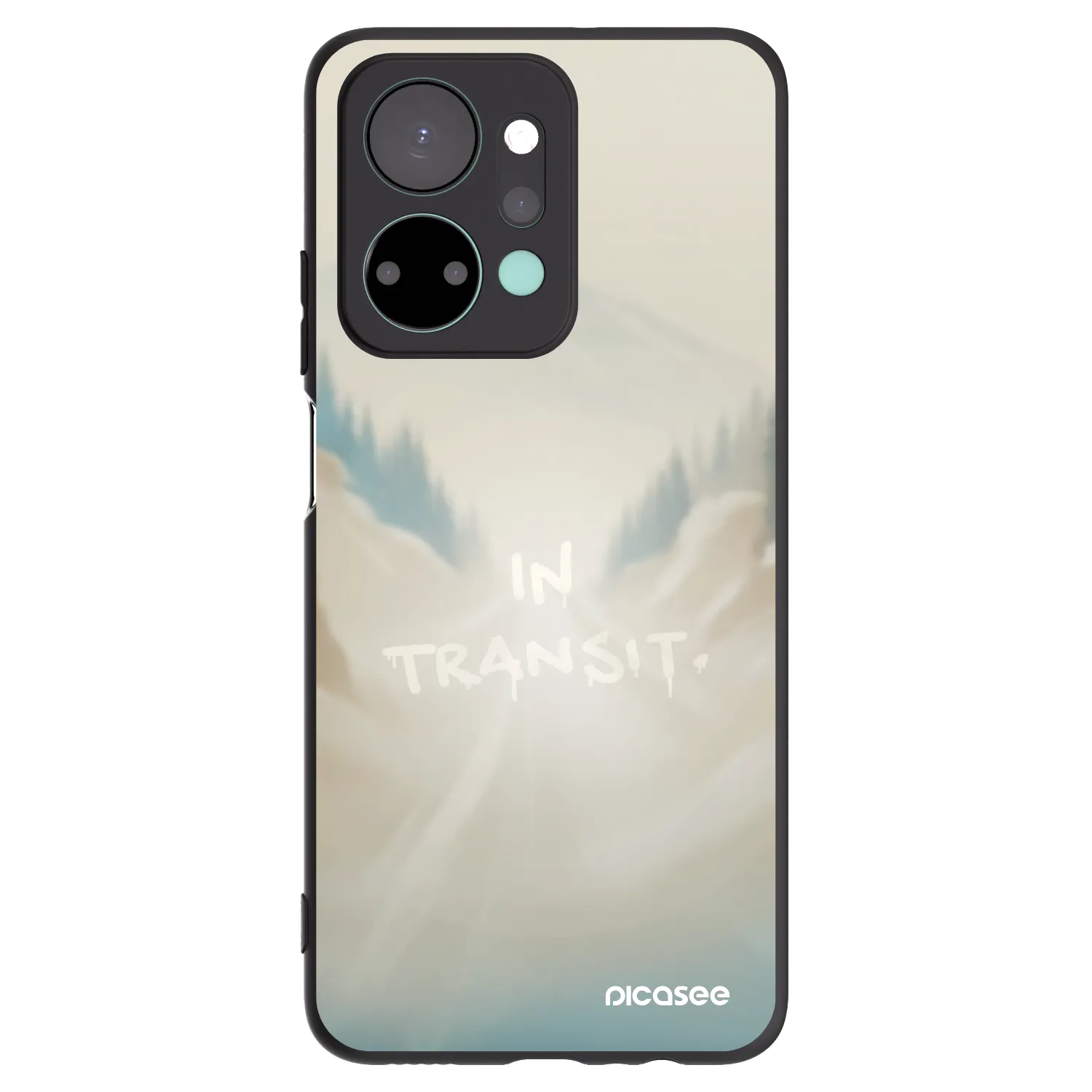 Picasee Honor X7a Hülle - Schwarzes Silikon - IN TRANSIT