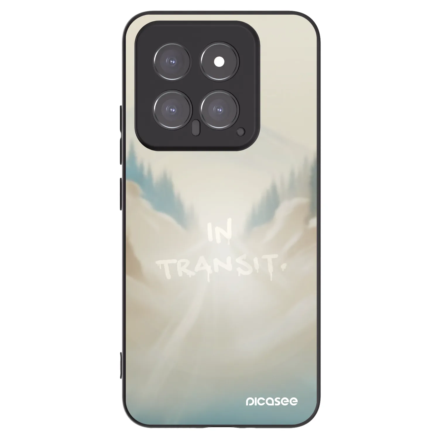 Picasee Xiaomi 14 Hülle - Schwarzes Silikon - IN TRANSIT