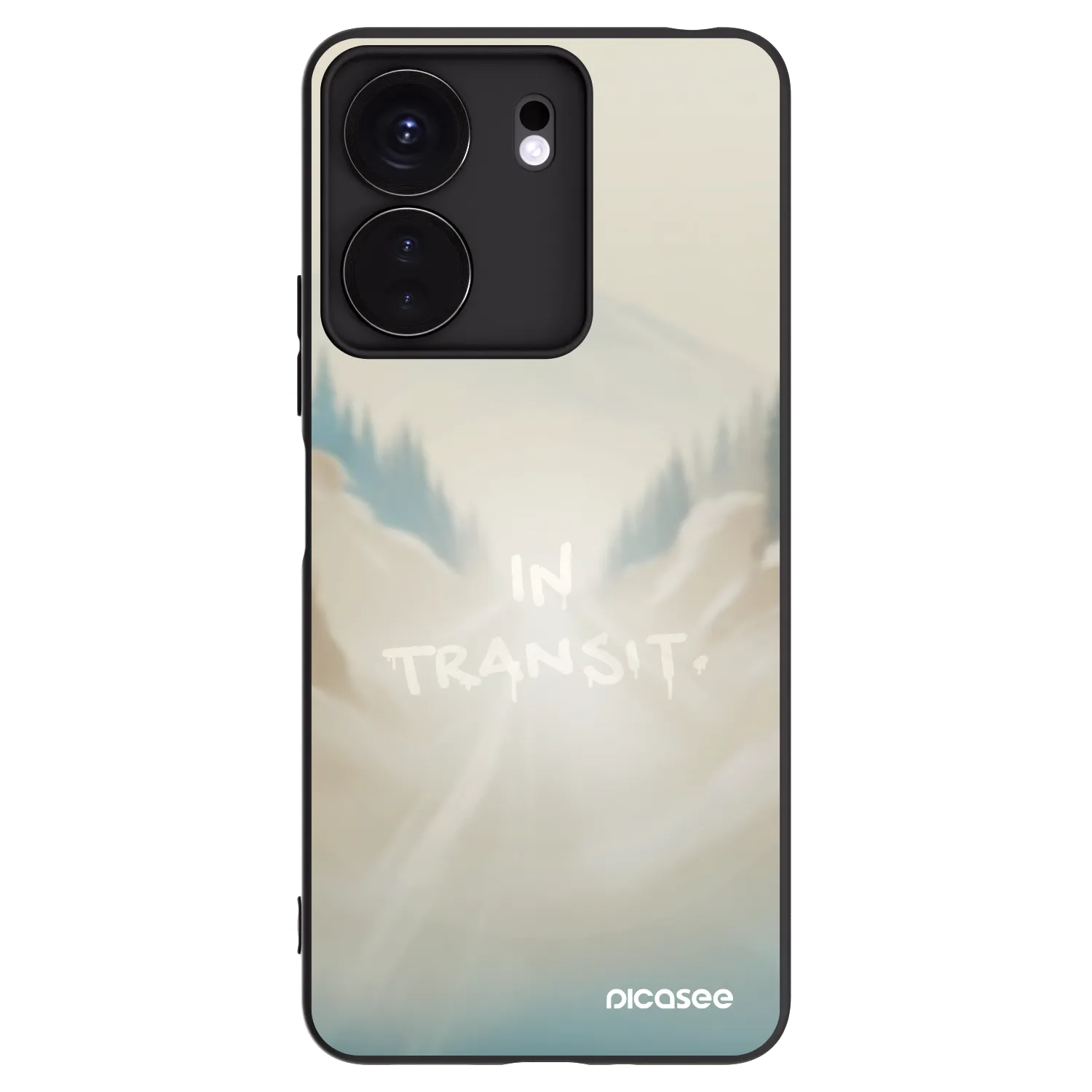 Picasee Xiaomi Redmi 13C 4G Hülle - Schwarzes Silikon - IN TRANSIT