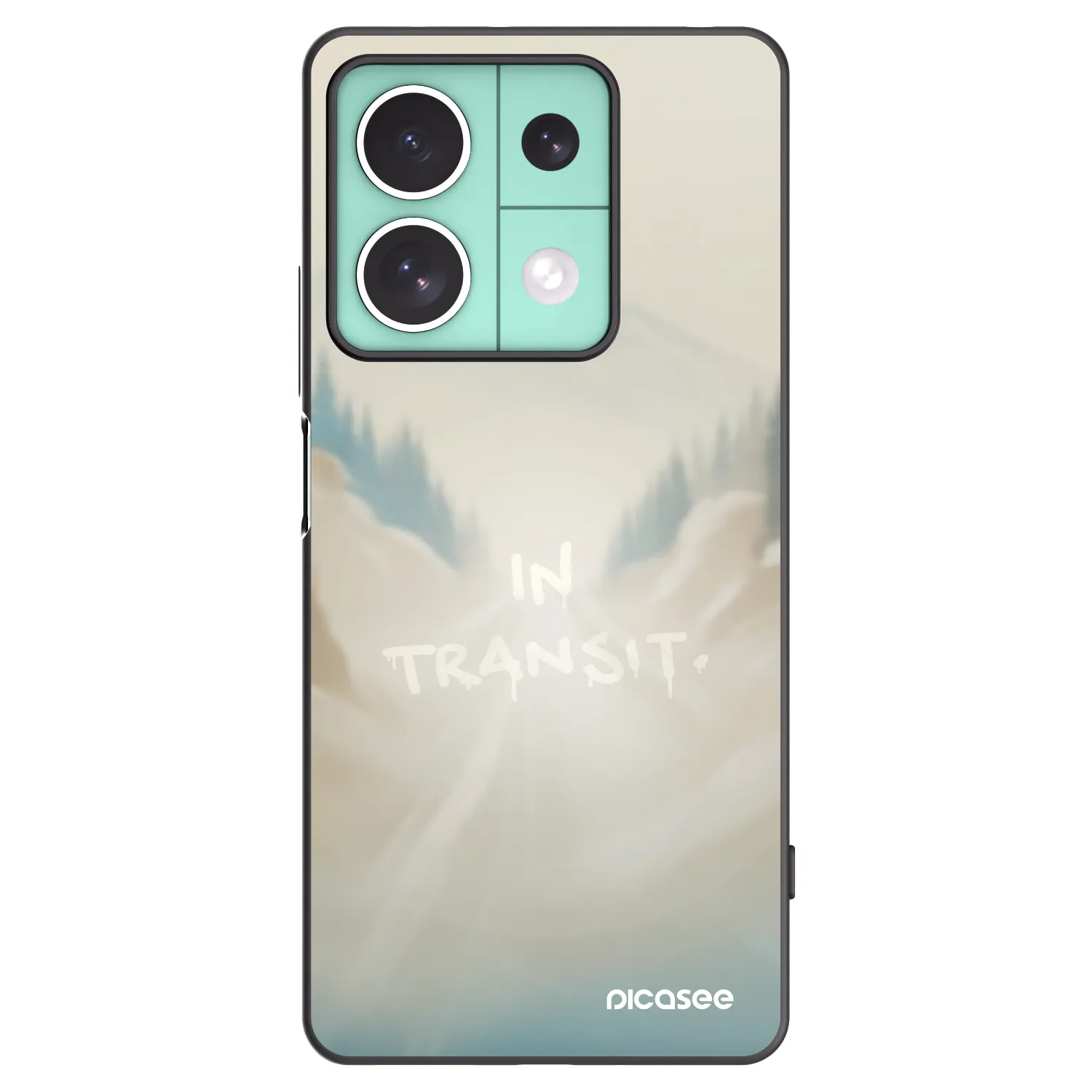 Picasee Xiaomi Redmi Note 13 5G Hülle - Schwarzes Silikon - IN TRANSIT
