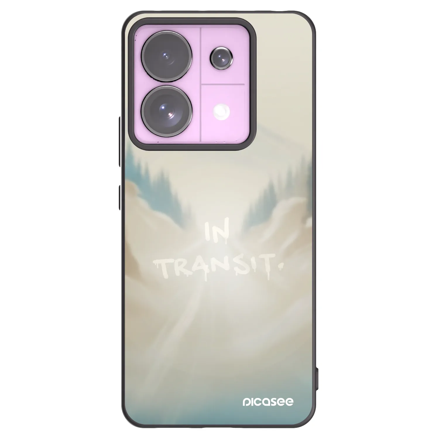 Picasee Xiaomi Redmi Note 13 Pro 5G Hülle - Schwarzes Silikon - IN TRANSIT