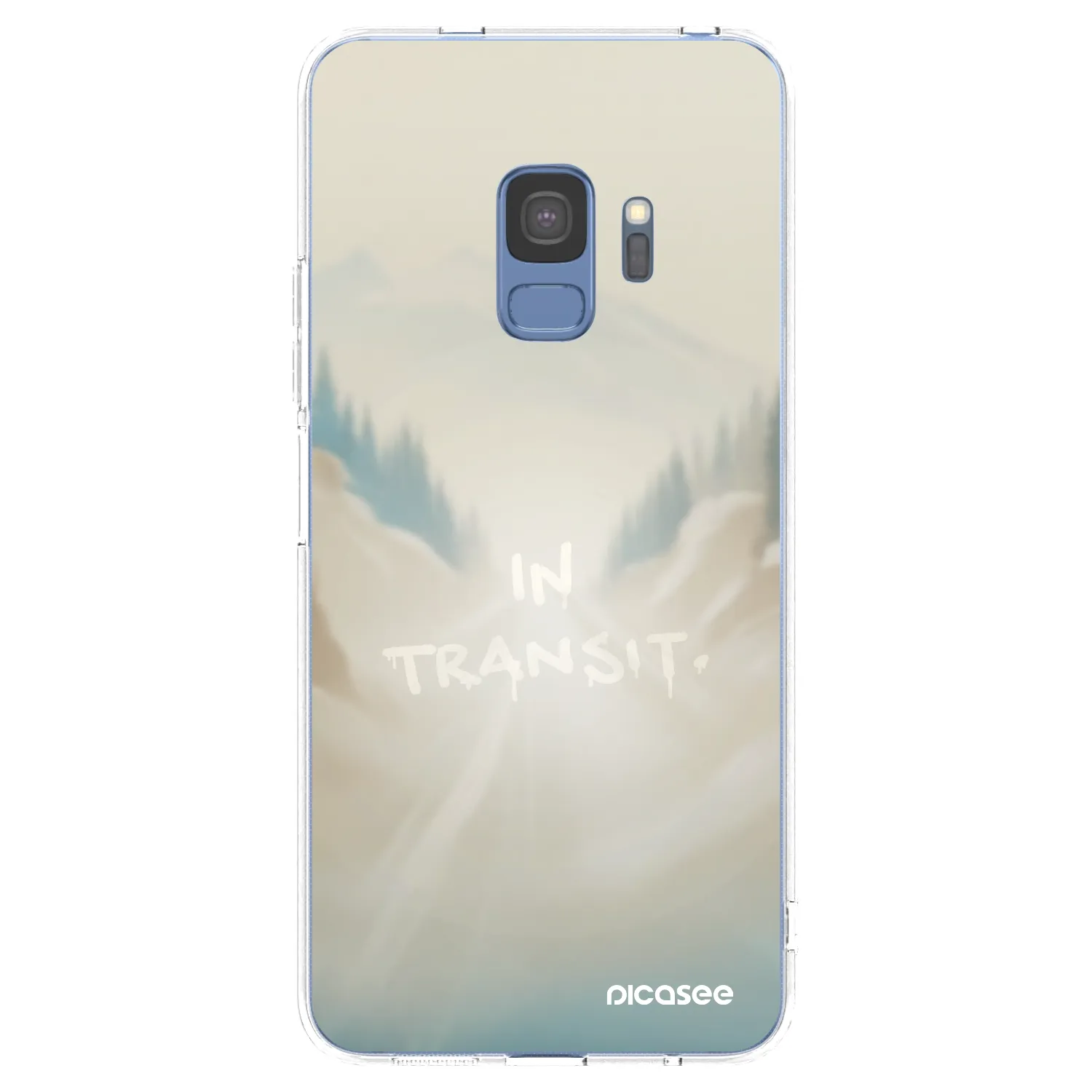 Picasee Samsung Galaxy S9 G960F Hülle - Transparentes Silikon - IN TRANSIT