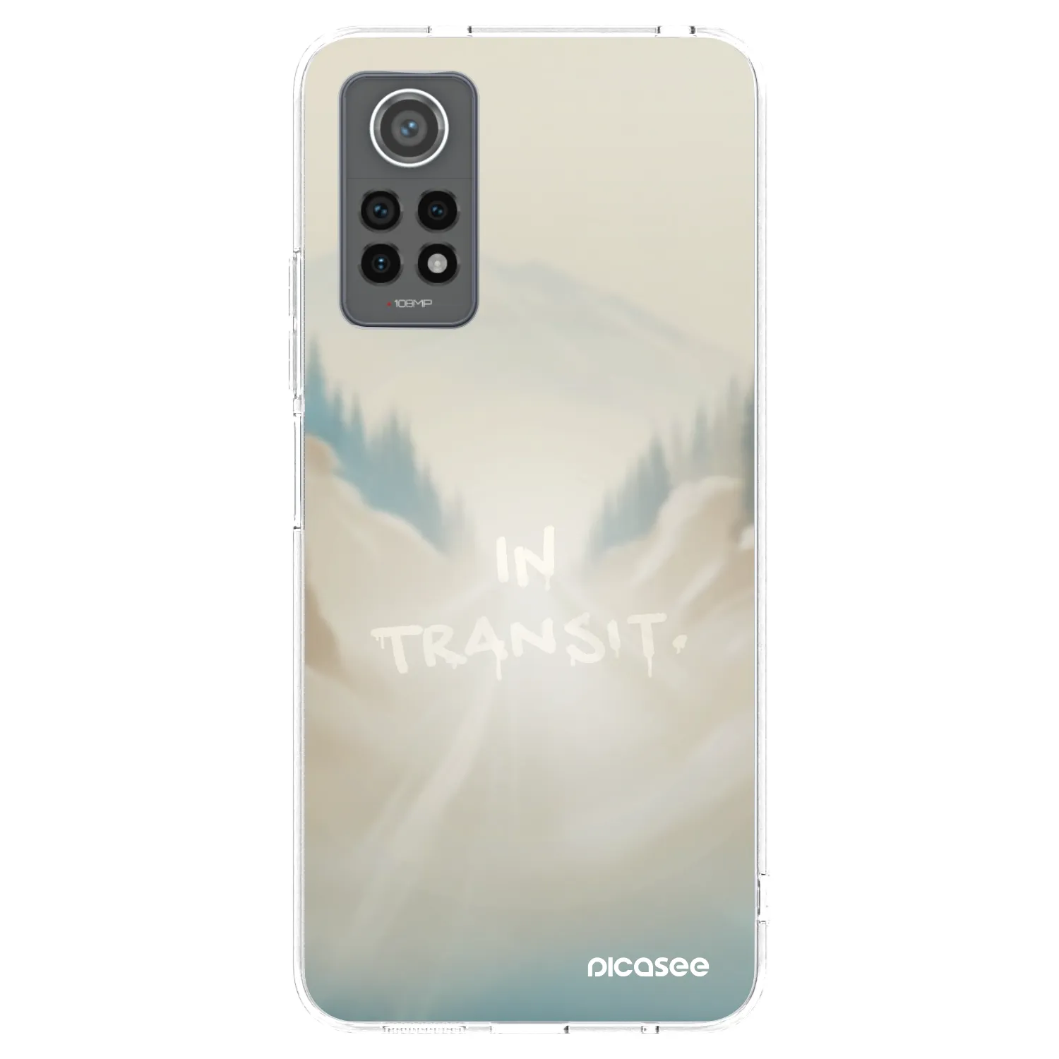 Picasee Xiaomi Redmi Note 12 Pro 4G Hülle - Transparentes Silikon - IN TRANSIT
