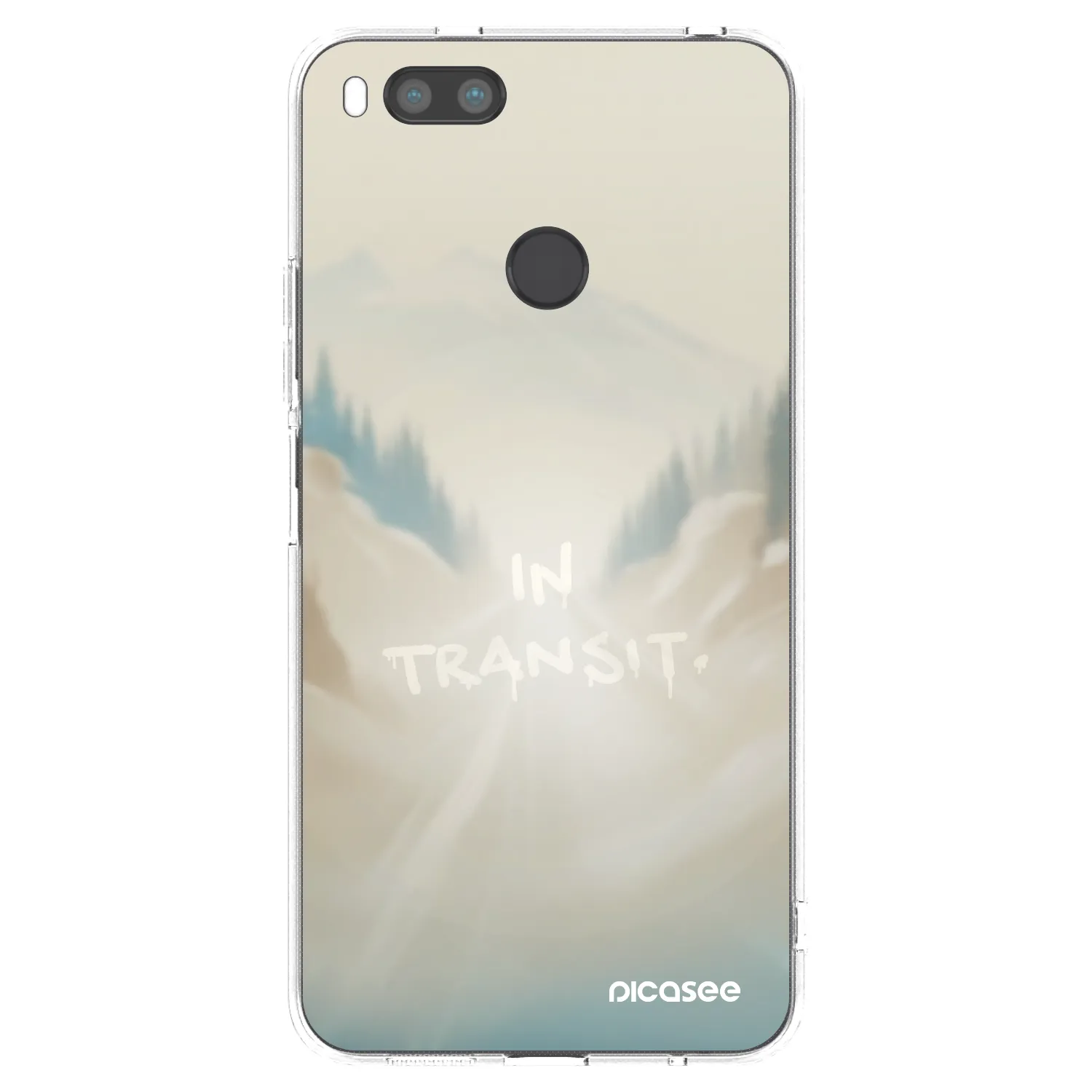 Picasee Xiaomi Redmi Note 11S 5G Hülle - Transparentes Silikon - IN TRANSIT
