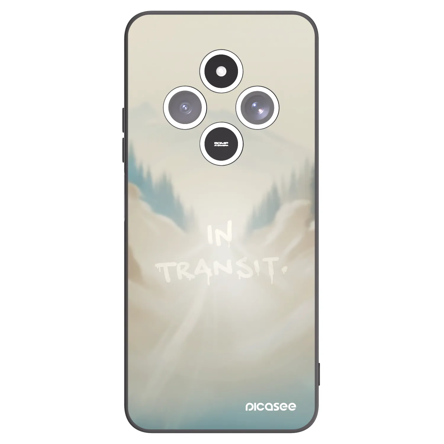 Picasee Xiaomi Redmi 14C Hülle - Schwarzes Silikon - IN TRANSIT