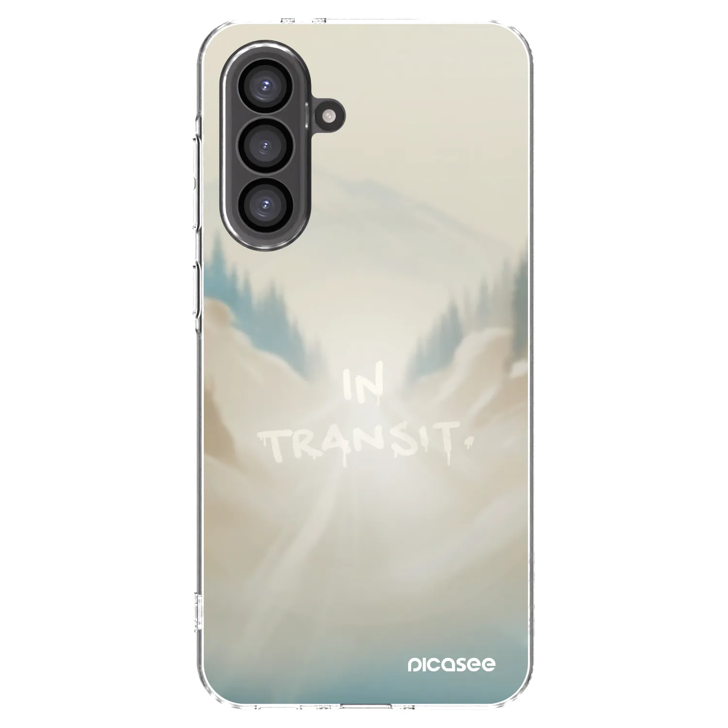 Picasee Samsung Galaxy A56 5G A566B Hülle - Transparentes Silikon - IN TRANSIT
