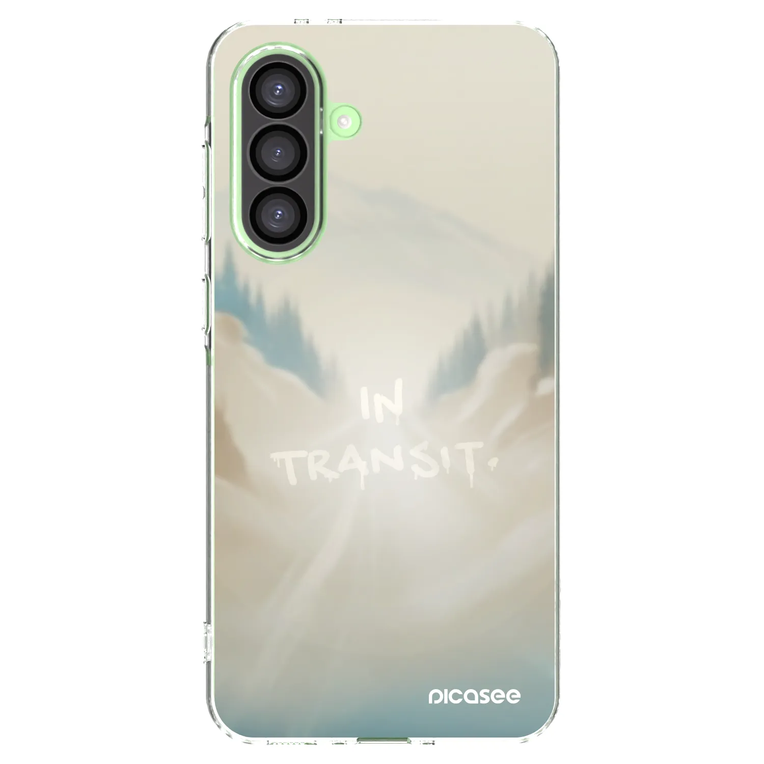 Picasee Samsung Galaxy A26 5G A266B Hülle - Transparentes Silikon - IN TRANSIT