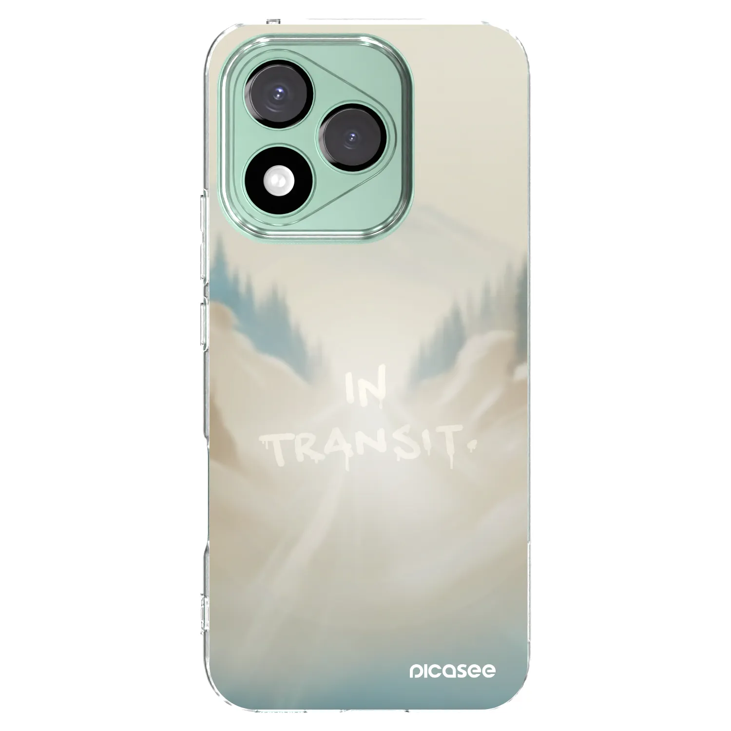 Picasee Honor 400 Lite 5G Hülle - Transparentes Silikon - IN TRANSIT