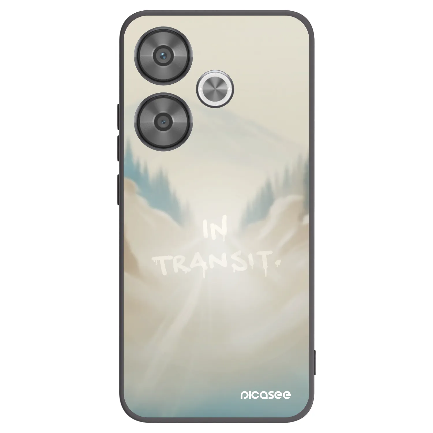 Picasee Xiaomi Poco F6 Hülle - Schwarzes Silikon - IN TRANSIT